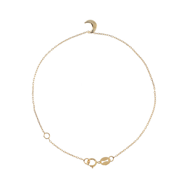 Forzatina Chain Bracelet with 9 Carat Gold Moon