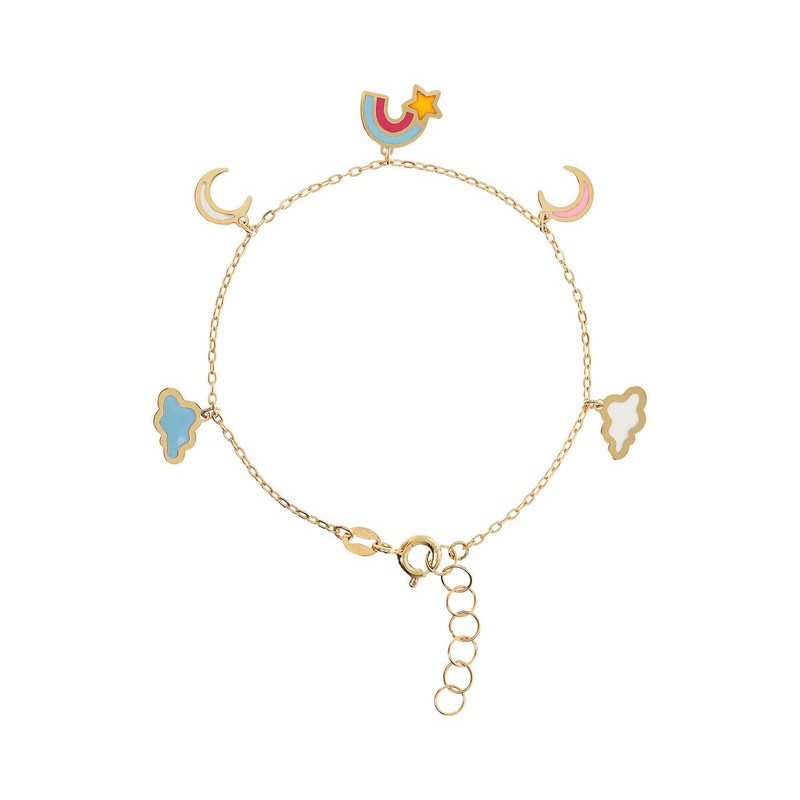 Buy Ted Baker Baby Pink Heart Chain Bracelet Online - 628220 | The  Collective
