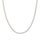 Tennis Necklace with Cubic Zirconia 9 Carat Gold