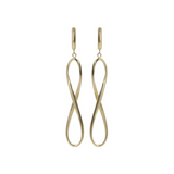 Pendant Earrings with Infinity 9 carat Gold