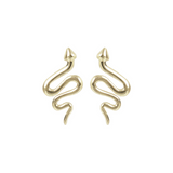 9 Carat Gold Snake Pendant Earrings