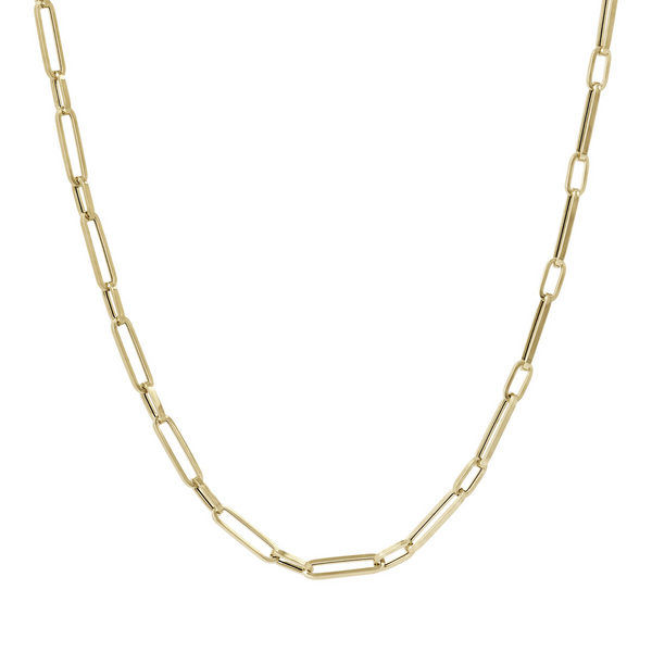 Alternate Forzatina Chain Necklace 9 Carat Gold
