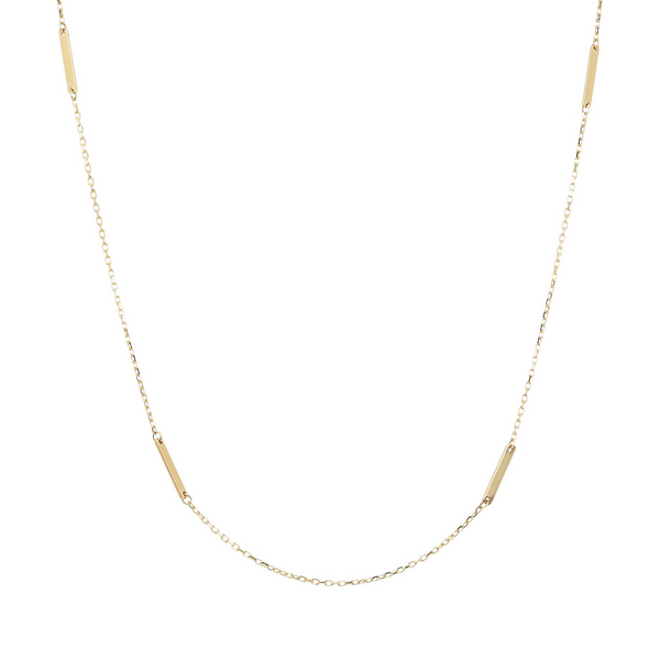 Collier chaîne Rolo avec plaqué or 9 carats