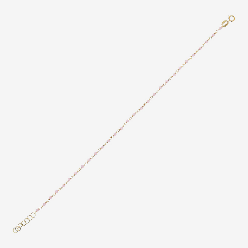 Bracciale Rosario in Oro 375 con Cubic Zirconia