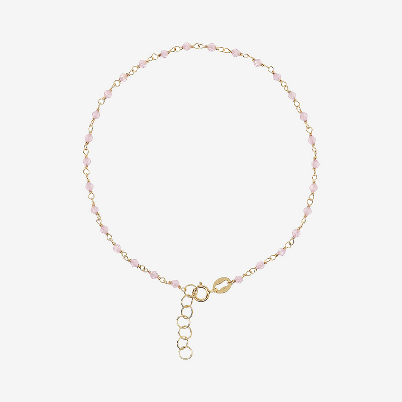 Bracciale Rosario in Oro 375 con Cubic Zirconia