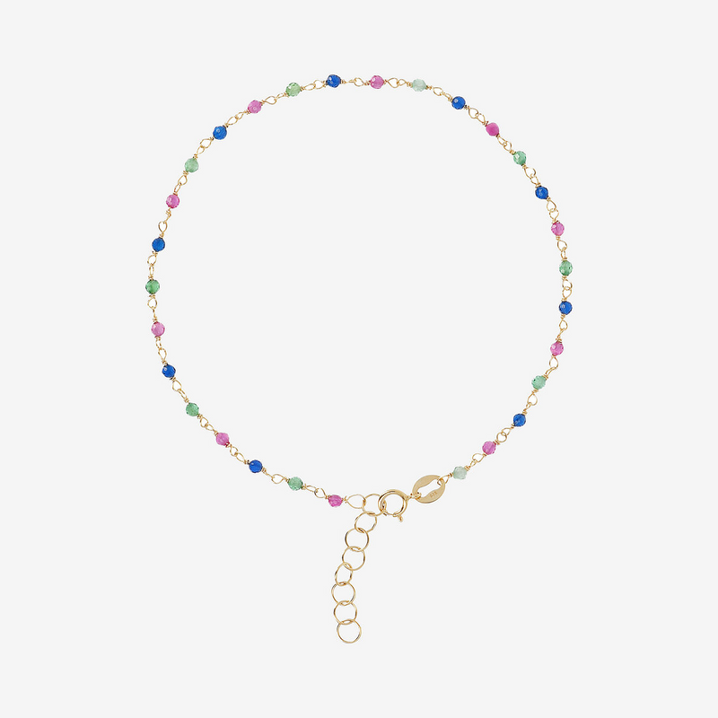 Bracciale Rosario in Oro 375 con Cubic Zirconia