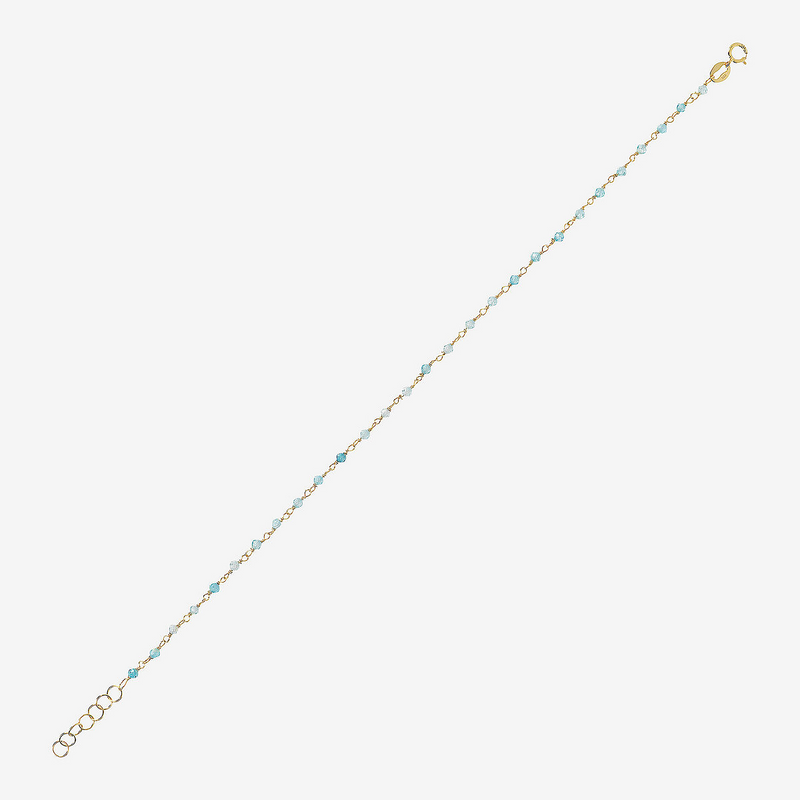 Bracciale Rosario in Oro 375 con Cubic Zirconia