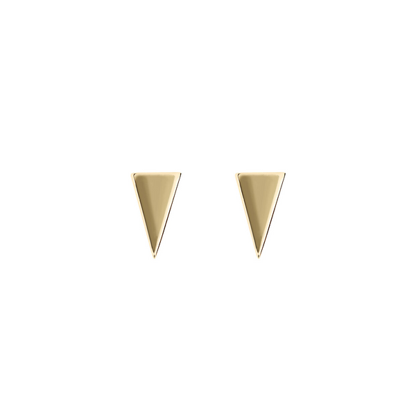 Boucles d'Oreilles Lobes Triangles Or 375