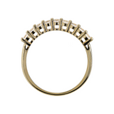 Riviera-Ring mit Zirkonia aus 375er Gold 
