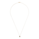 Forzatina Chain Necklace with Light Point Pendant in Cubic Zirconia 375 Gold