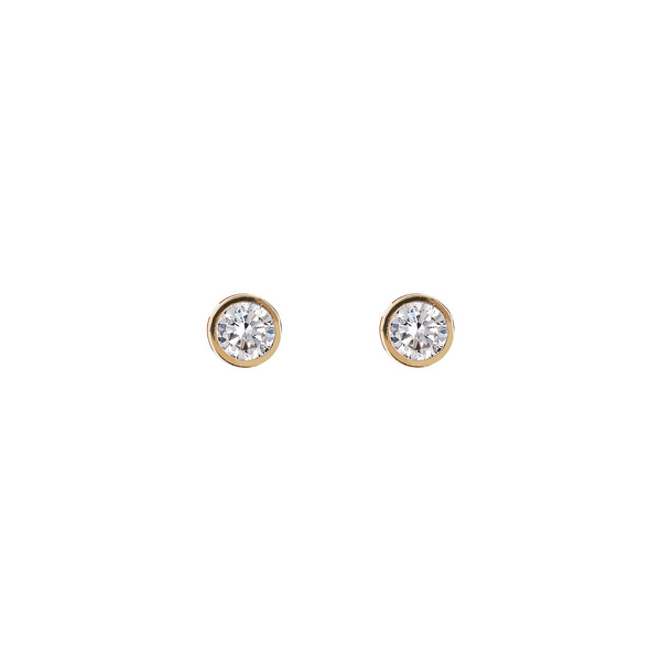 375 Gold Light Point Earrings with Cubic Zirconia