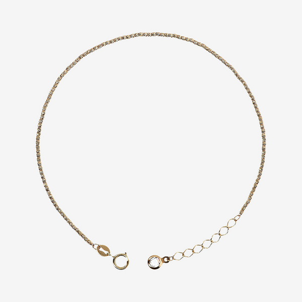 375 Gold Microbead Bracelet