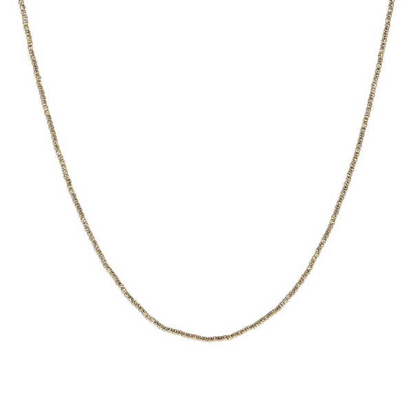 375 Gold Microbead Choker Necklace