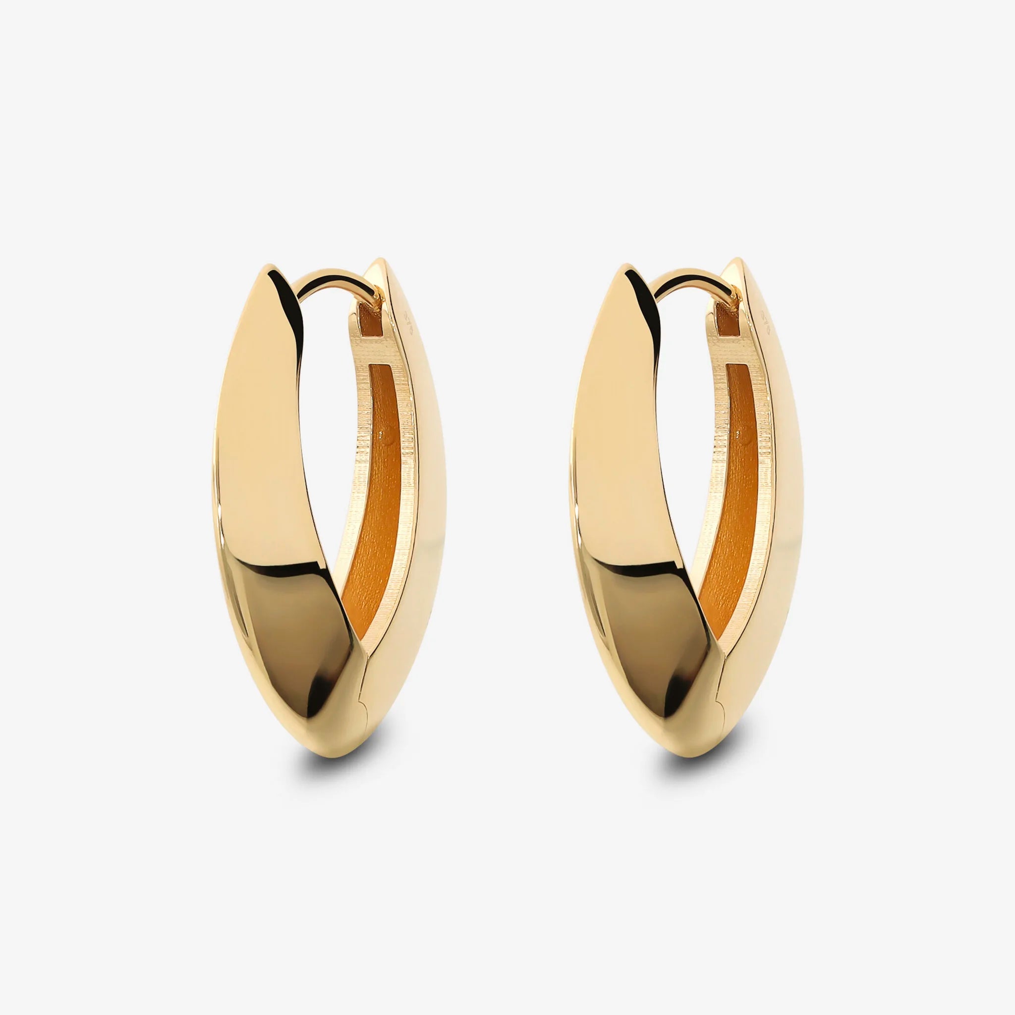 Orecchini a lobo Calice Oro giallo 18K 2 diamanti - Gioiello prezioso gioielli da sposa Orecchini a lobo Calice Oro giallo 18K 2 diamanti - Gioiello prezioso gioielli da sposa