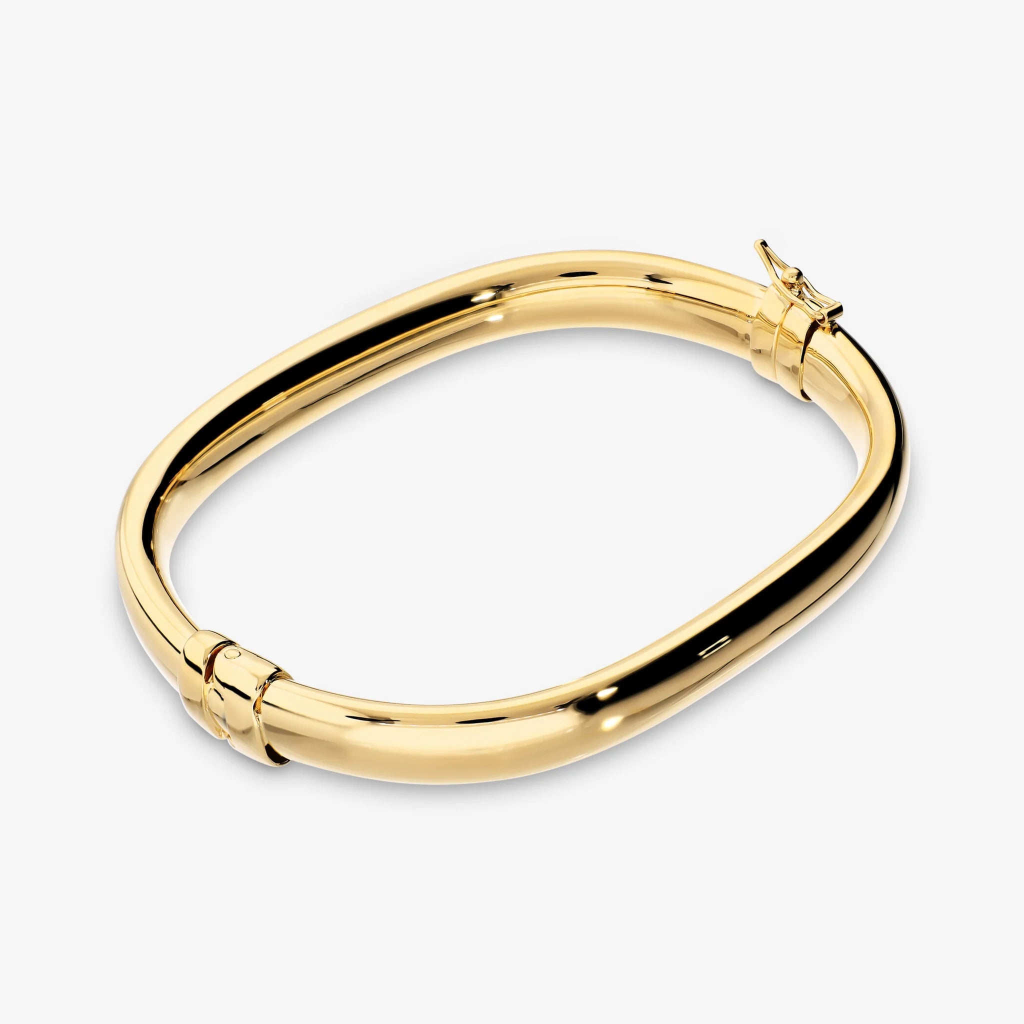Bracciale Rigido Quadrato Lucido