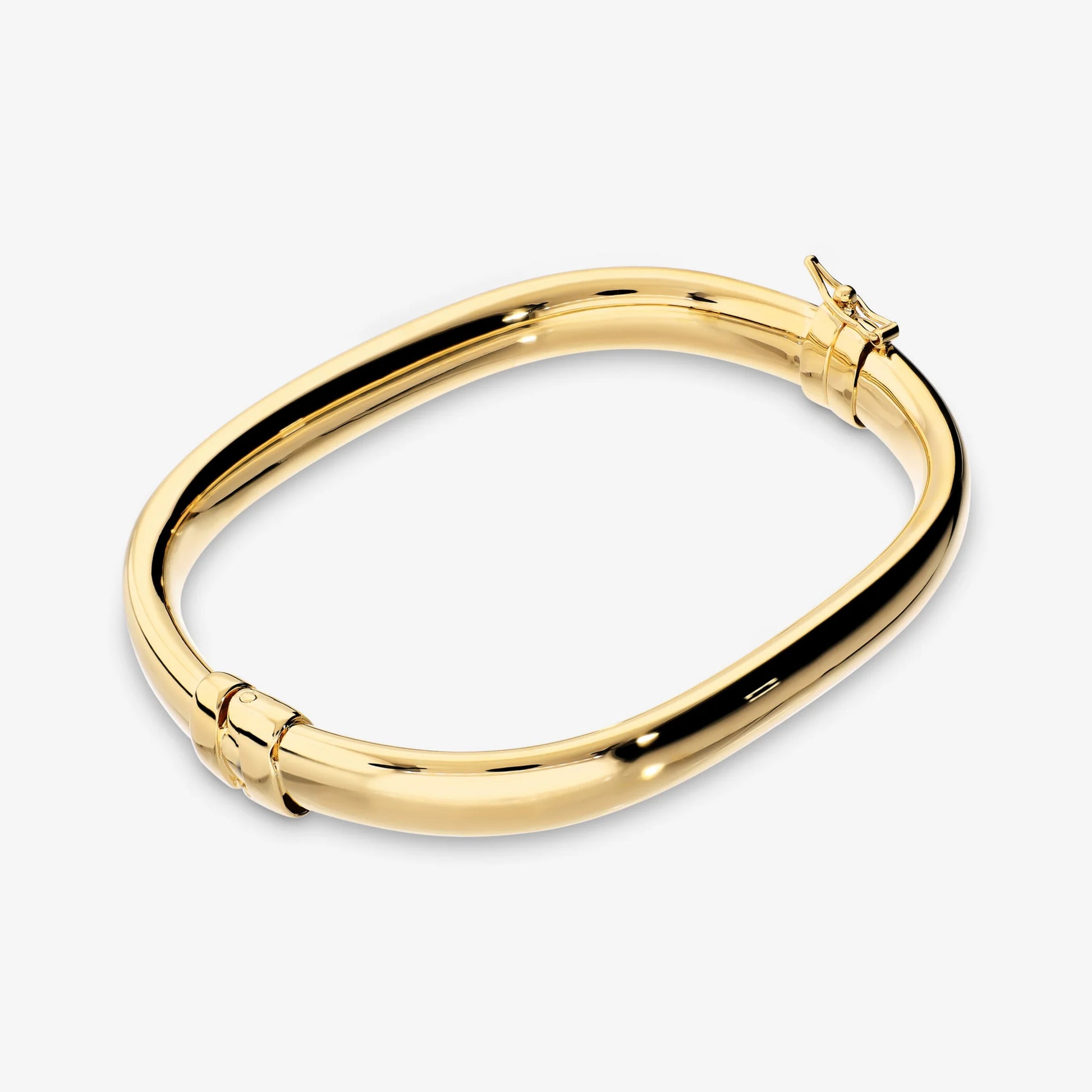 Bracciale Rigido Quadrato Lucido