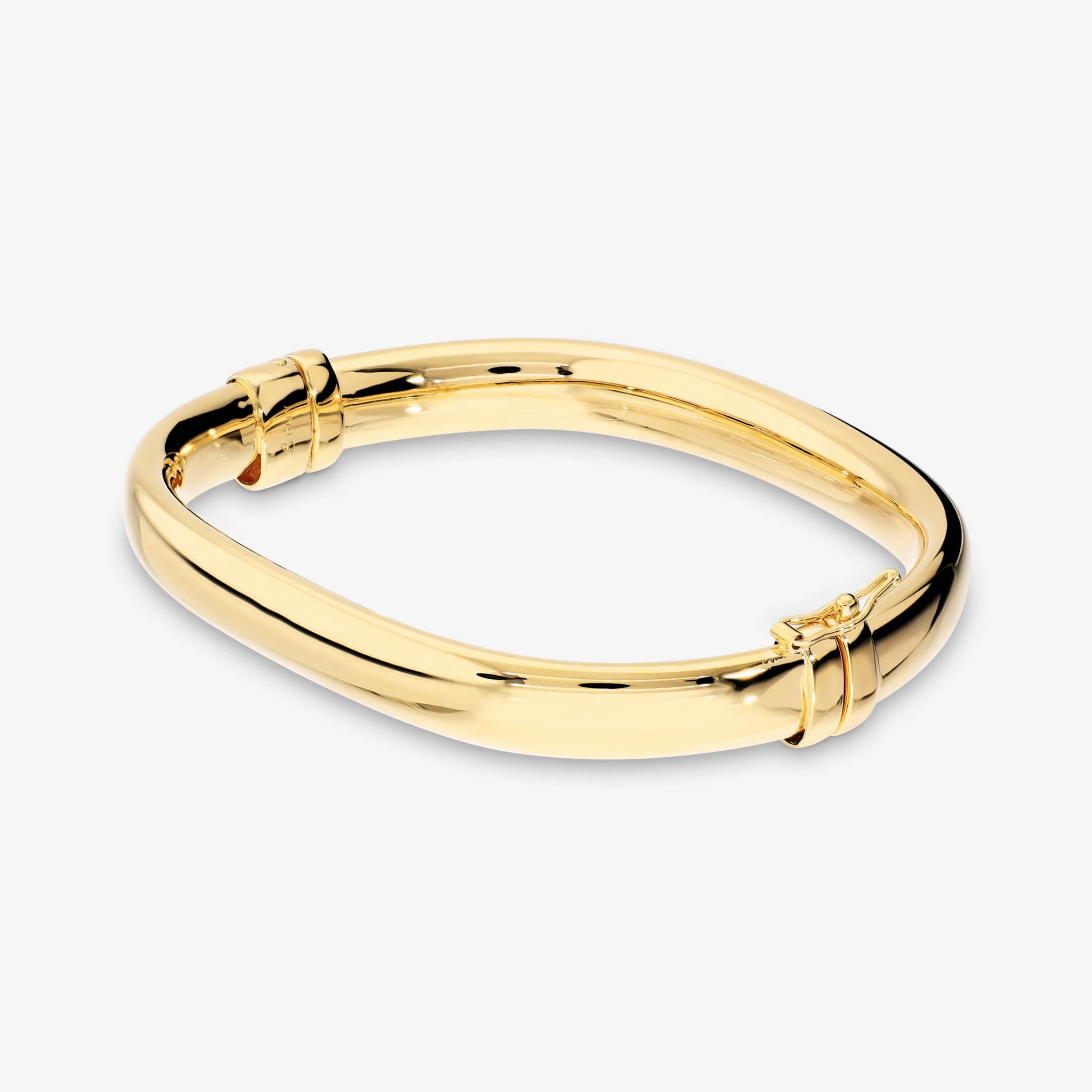 Bracciale Rigido Quadrato Lucido