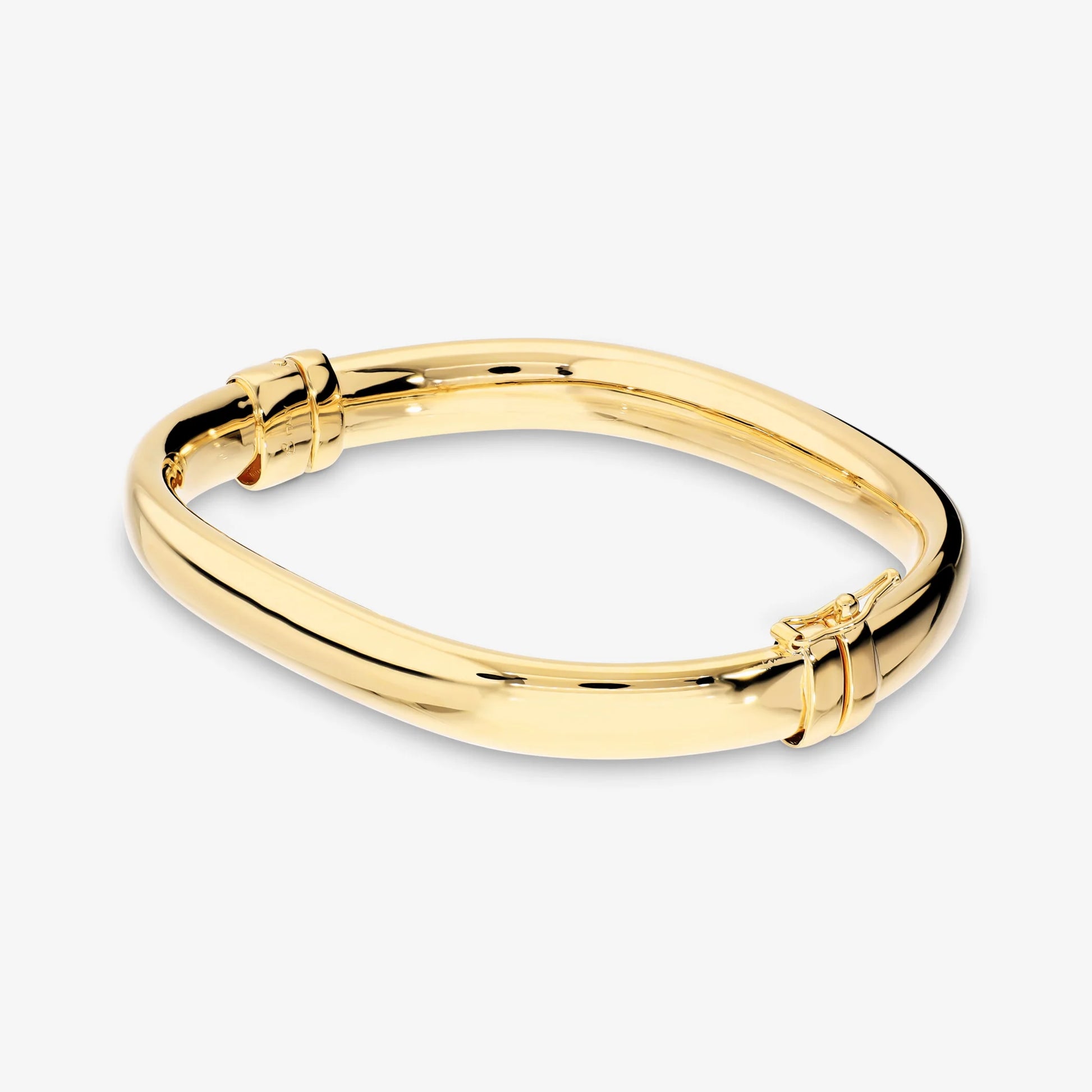 Bracciale Rigido Quadrato Lucido